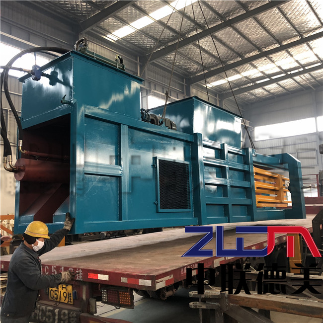 廢紙打包機發貨現場